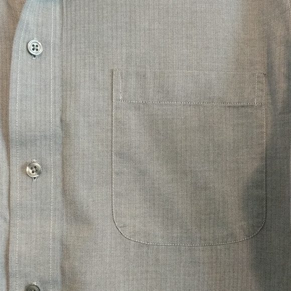 grey button down shirt - Picture 2 of 5